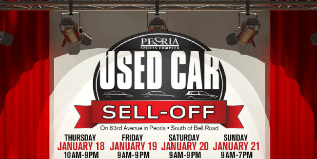 Used Car Sell Off This Weekend Peoria Ford